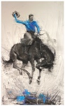 Michael Flohr Michael Flohr Yeehaw II (Original) (Framed)